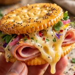 Ritz Cracker Party Sandwiches Recipe No Bake Appetizer