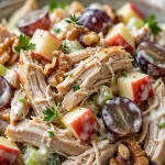 Chicken Waldorf Salad with Walnuts and Grapes Recipe