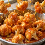 Buffalo Cauliflower Bites with Ranch Drizzle Recipe