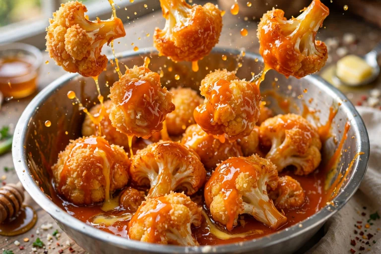 Buffalo Cauliflower Bites with Ranch Drizzle Recipe