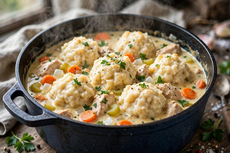 Homemade Chicken and Dumplings Recipe