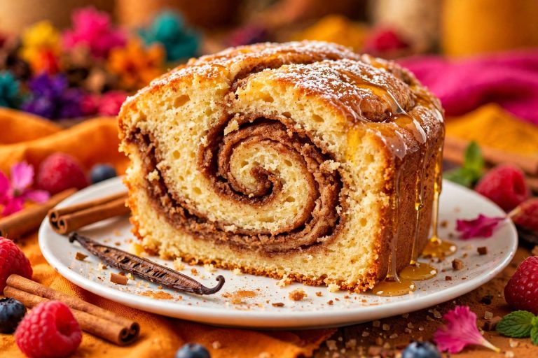 Healthy Cinnamon Protein Cake