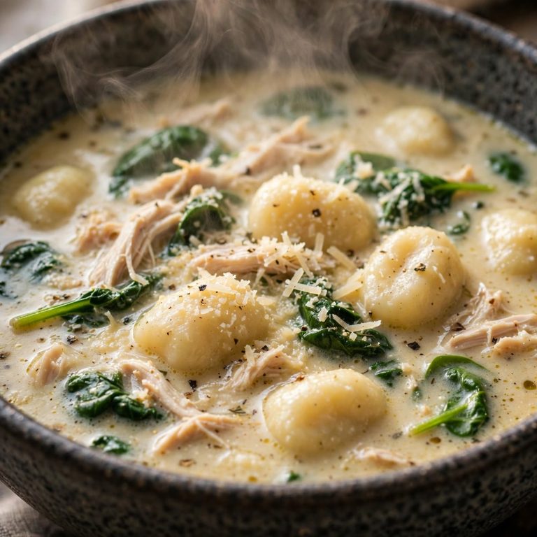 Slow Cooker Chicken Gnocchi Soup