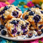 High-Protein Blueberry Cottage Cheese Muffin