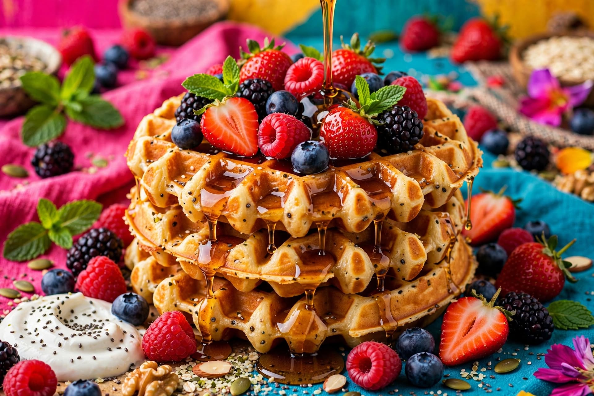 Easy Healthy Protein Waffles Recipe