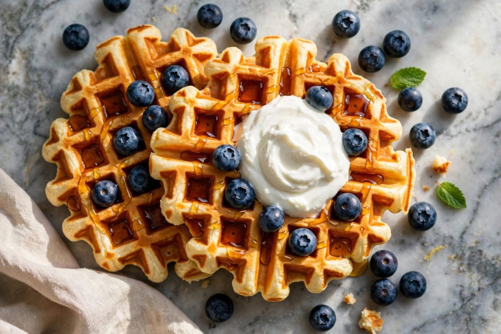 Greek Yogurt Waffles Recipe